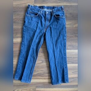 Classic Denim Straight-Leg Jeans